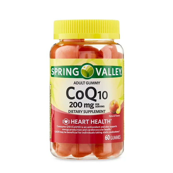 Coenzyme Q10 CoQ10 200 mg 60 Gélules de Spring Valley Lutetia Santé