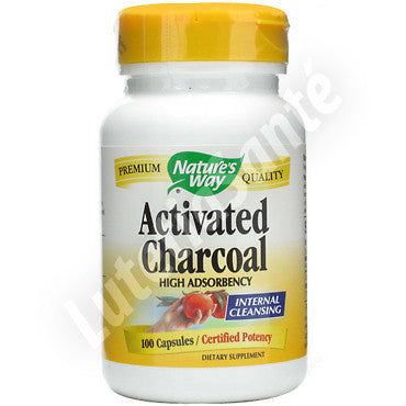 Charbon Végétal Activé - Charbon Actif Haute Absorption - 100 capsules de Nature's Way