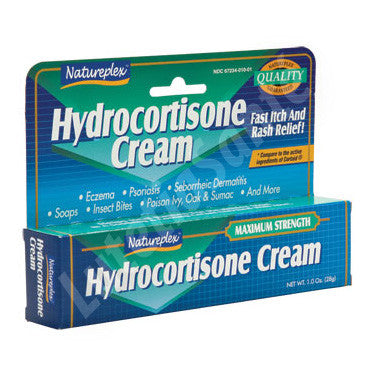 Crème Cortisone (Hydrocortisone 1%) Anti Démangeaisons 28 g de Natureplex