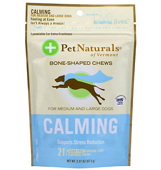 Calmants pour Chiens de moyenne et grande taille - 21 Friandises de Pet Naturals of Vermont