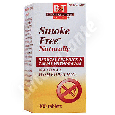 Smoke Free Naturally - pour arrêter de fumer - 100 tablettes de Boericke & Tafel
