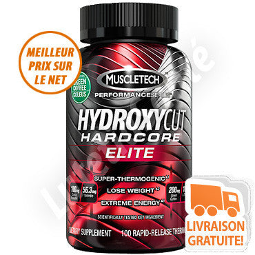Hydroxycut Hardcore Elite - Super Thermogénique - 100 Capsules de MuscleTech