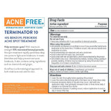 AcneFree Terminator 10 - Traitement Sévère Anti Acné et Rougeurs - Tube 28 g