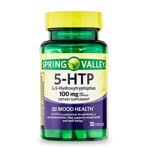 5-HTP 100 mg - 30 capsules de Spring Valley