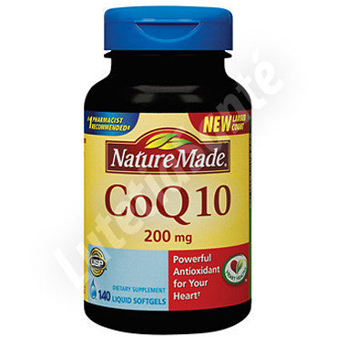 Coenzyme Q10 200 mg - 140 gélules de Nature Made