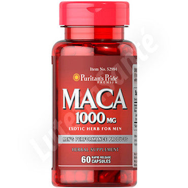 Maca bio 1000 mg - dosage pour hommes - 60 capsules de Puritan's Pride