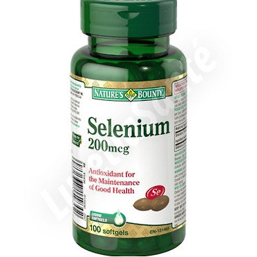 Selenium 200 mcg - Supplémentation minérale - 100 tablettes de Nature's Bounty