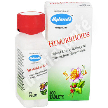 Traitement Naturel des Hémorroides - Hemorrhoids 100 Tablettes de Hyland's