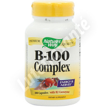 Complexe Vitamine B-100 - Riboflavine Niacine Biotine - 60 Capsules de Nature's Way