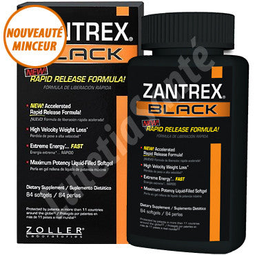 Zantrex Black - le nouveau Zantrex - 84 capsules de Zoller Labs