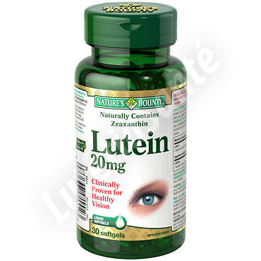 Lutéine et Zéaxanthine - Vitamines pour les yeux - 30 capsules de Nature's Bounty